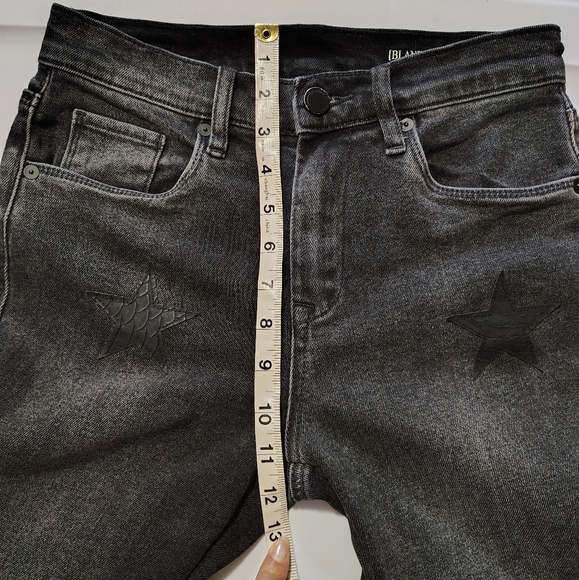 Blanknyc women's jeans the Madison crop pants, star patches,high rise, sz 26. - Picture 12 of 16